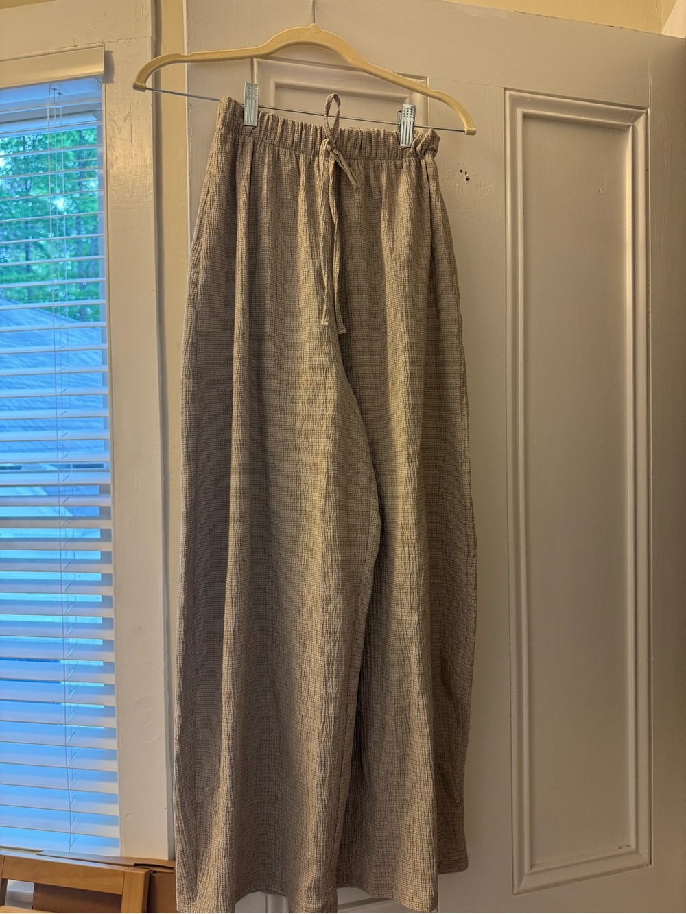 Wide-Leg Drawstring Pants and Strapless top matching set
